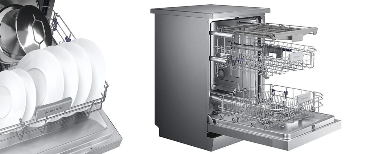 طراحی داخلی ماشین ظرفشویی سامسونگ DW60M5070FS
